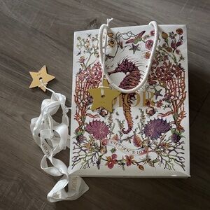 Dior Multicolor Seahorse and Floral Bag